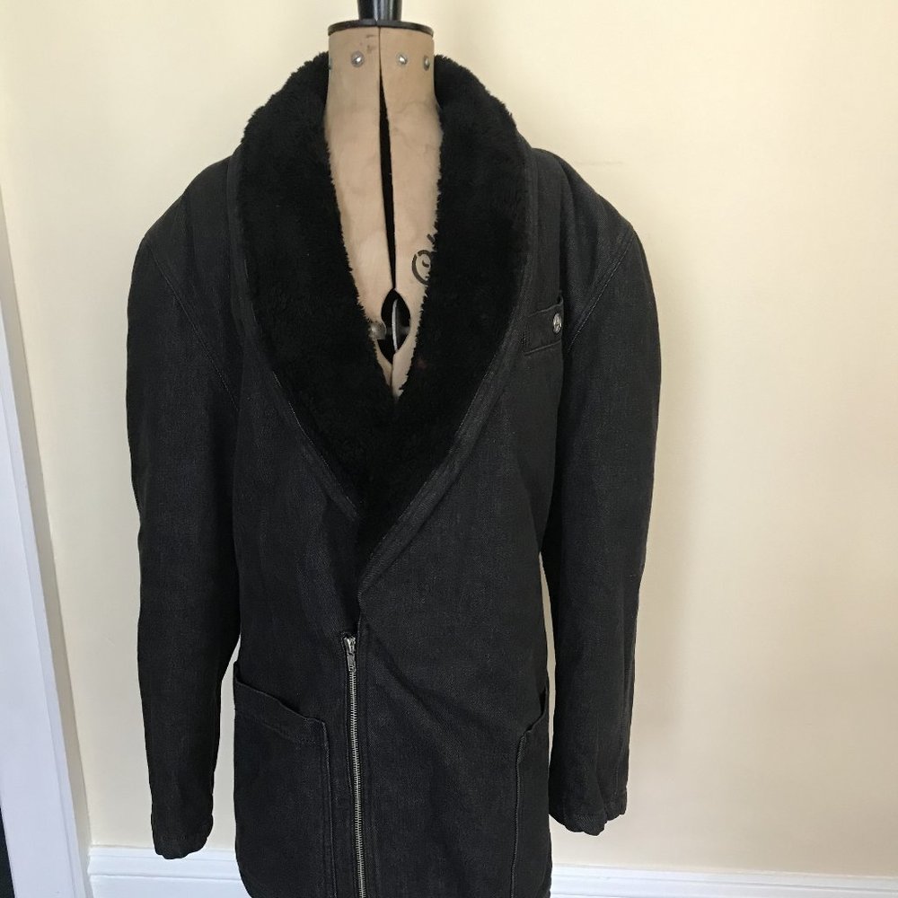 Thierry Mugler Vintage Winter Jean Jacket